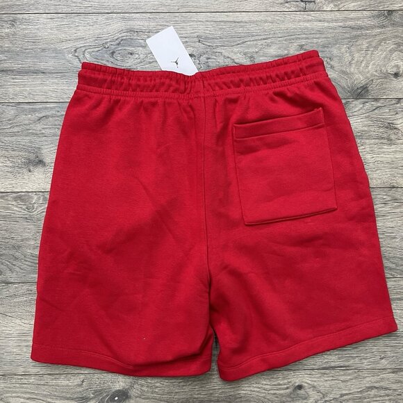 Jordan Fleece Shorts Size Medium Mens Red Brooklyn Standard Fit $52 - Picture 7 of 10